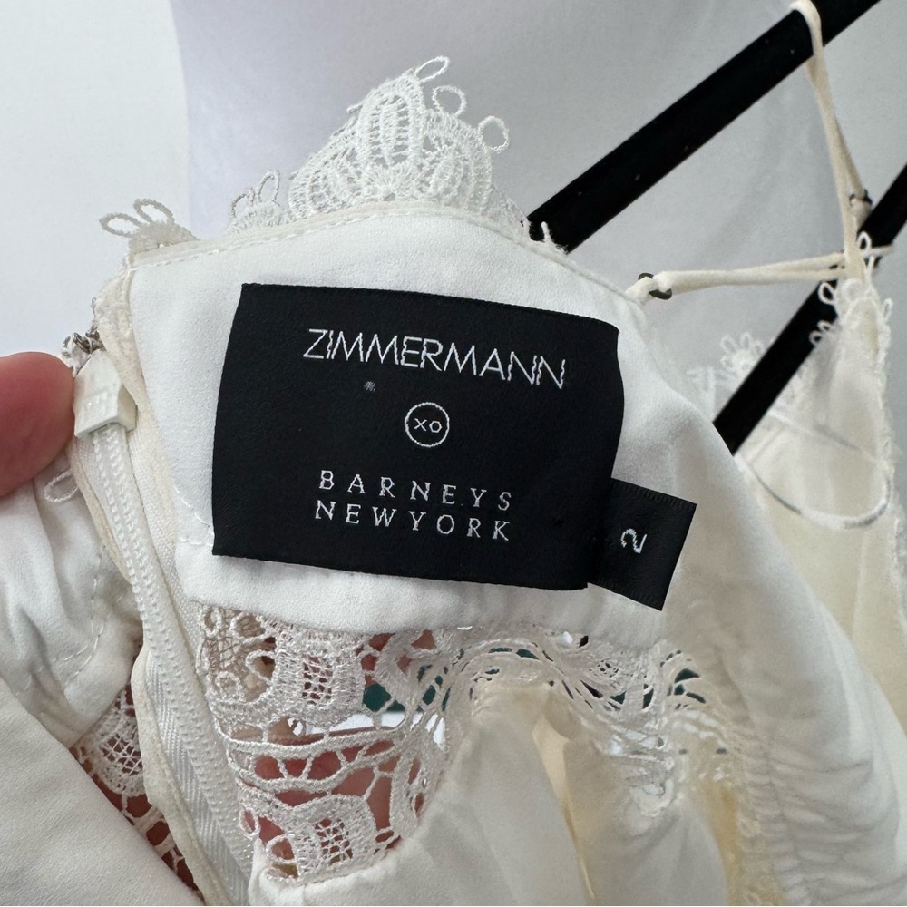 DESIGNER Zimmermann Ivory Lace Jumpsuit - Picture 2 of 7